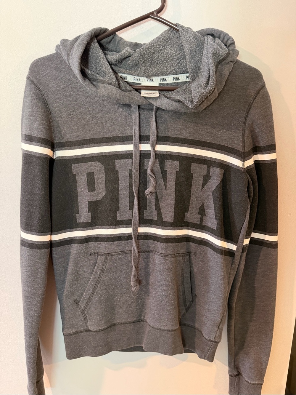 Victoria's Secret PINK Dark Gray Pullover Hoodie